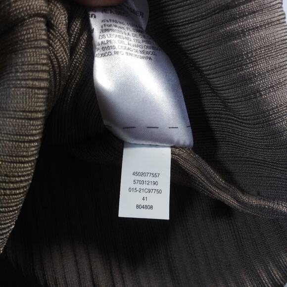 Chico's Flat-Back Ribbed Cardigan Tan Casual Office Size XL - Picture 12 of 12